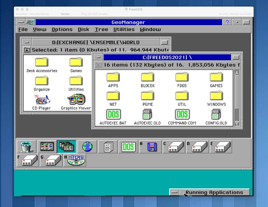 Mein Lieblingssystem Anfang der 90er: PC-GEOS