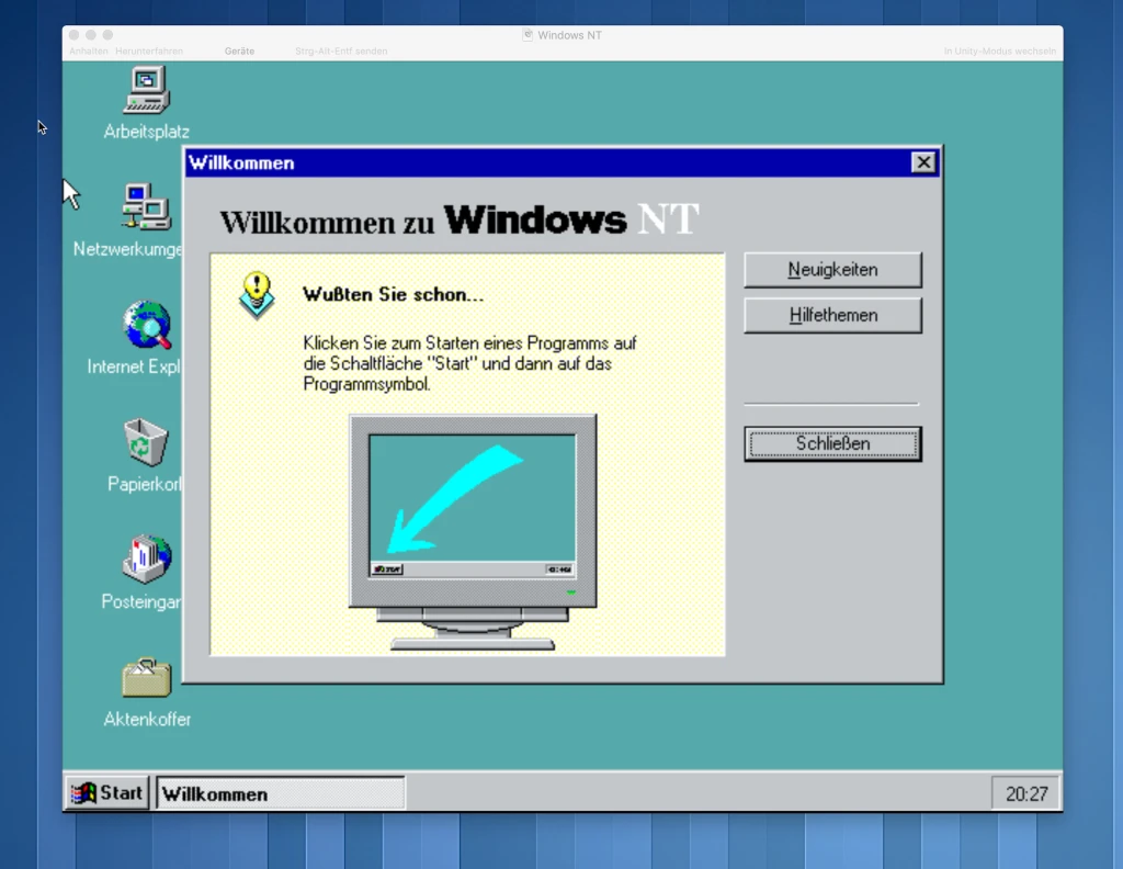 Es fing an mit Windows NT4