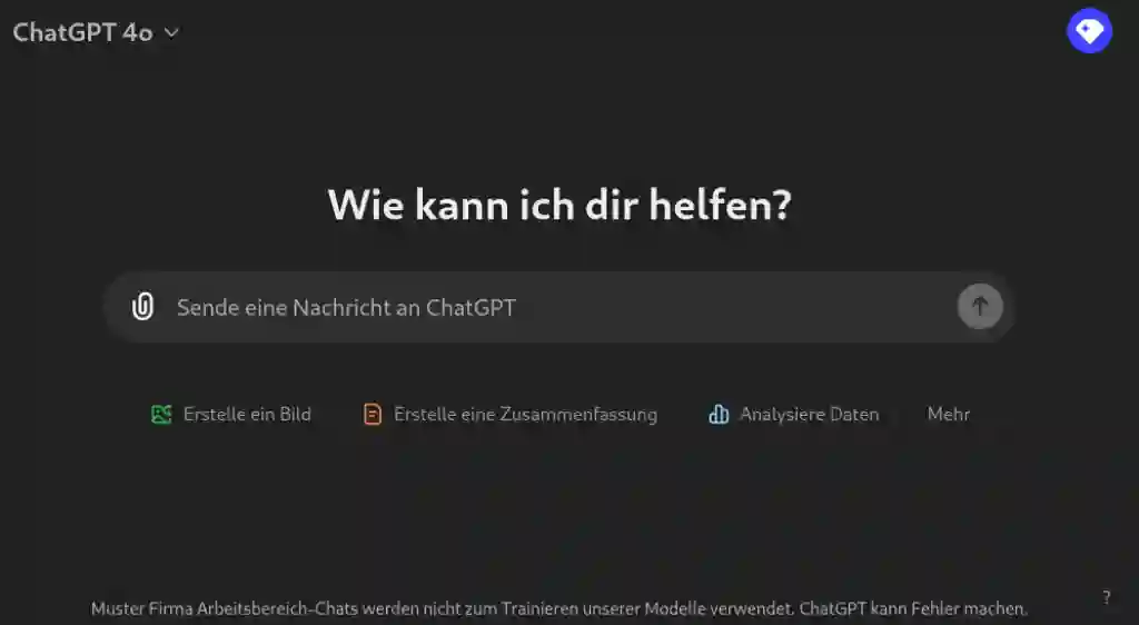 Screenshot ChatGPT Prompt